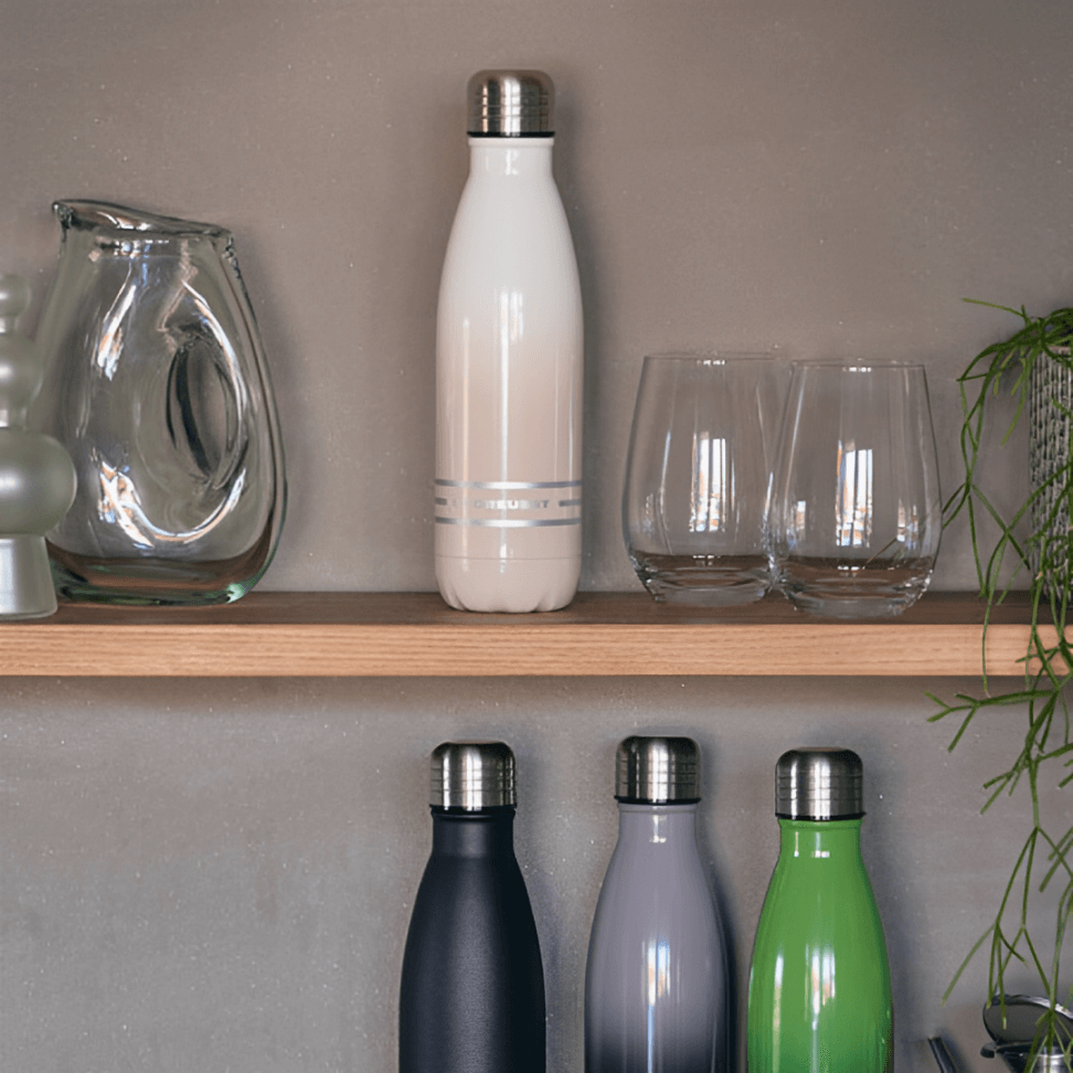 Garrafa de Hidratação em Aço Inox Meringue 500ml Le Creuset - Ela Decora