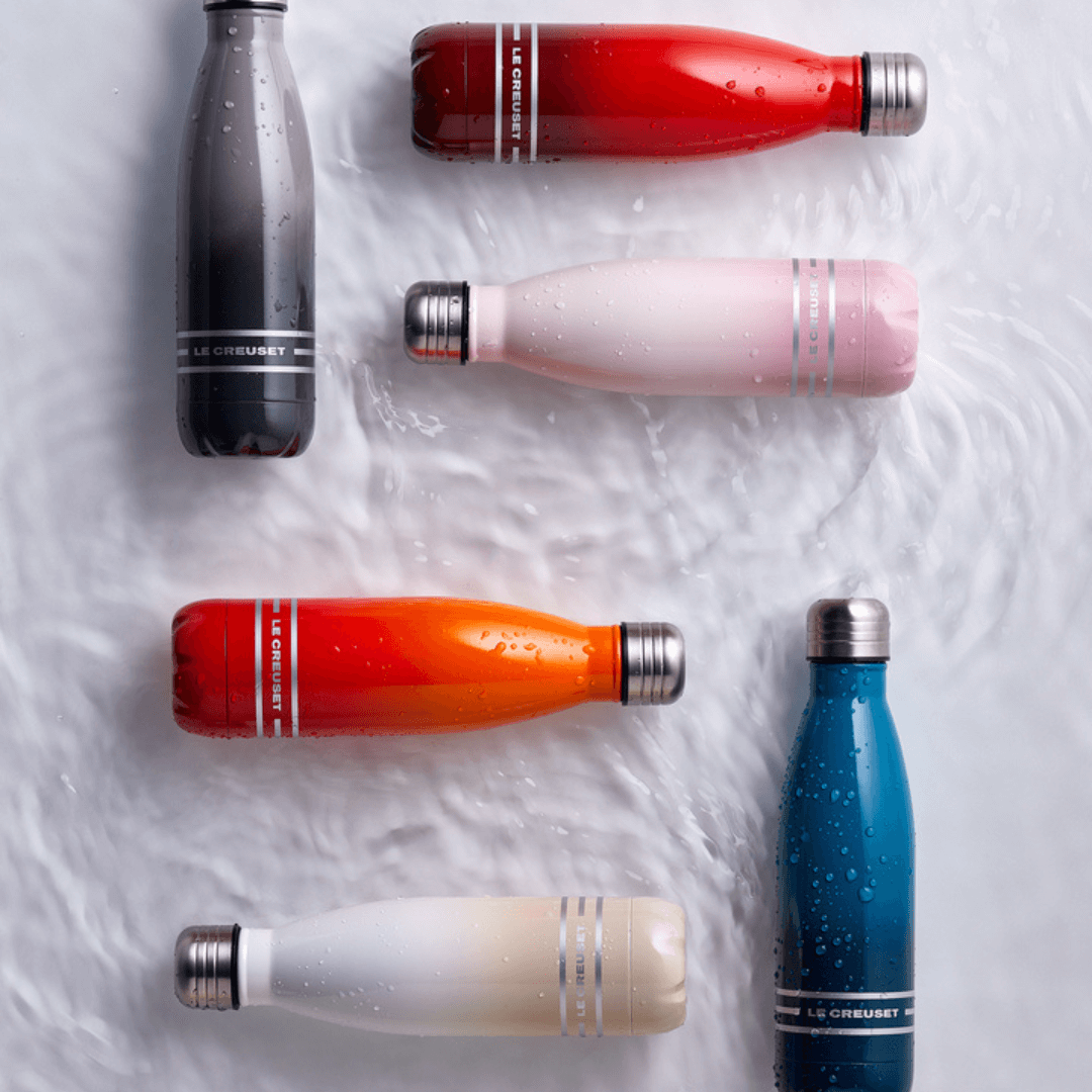 Garrafa de Hidratação em Aço Inox Meringue 500ml Le Creuset - Ela Decora