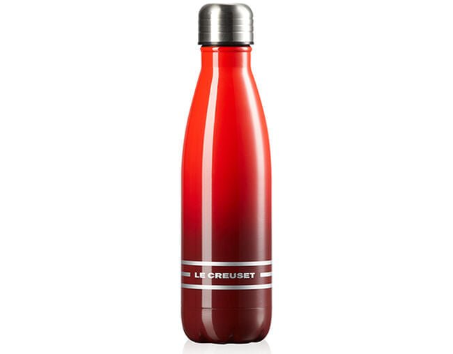 Garrafa de Hidratação em Aço Inox Vermelha 500ml Le Creuset - Ela Decora