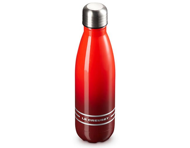 Garrafa de Hidratação em Aço Inox Vermelha 500ml Le Creuset - Ela Decora
