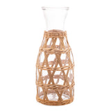 Garrafa de Vidro com Sisal 800ml - Ela Decora