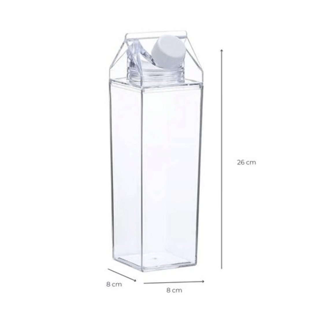 Garrafa Decorativa My Box 1L Transparente Organização para Bebidas - Ela Decora