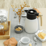 Garrafa Térmica Cora Branco 1 Litro - Ela Decora