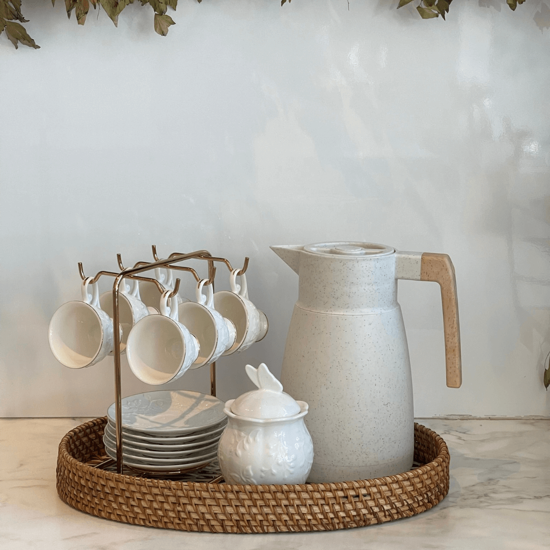 Garrafa Térmica Cora Granilite 1 Litro - Ela Decora