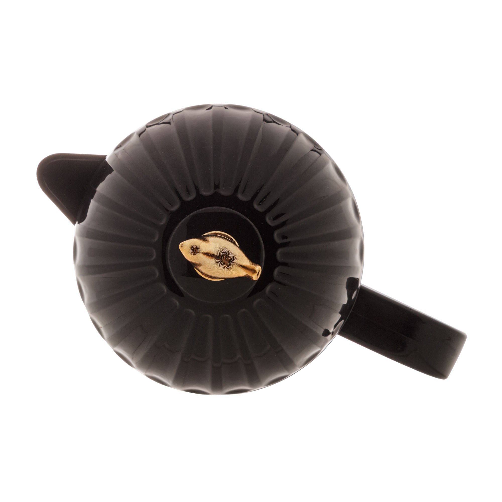 Garrafa Térmica de Plástico Bird Preta 1 Litro - Ela Decora