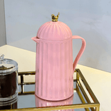 Garrafa Térmica de Plástico Bird Rosa 600ml - Ela Decora