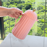 Garrafa Térmica de Plástico Bird Rosa 600ml - Ela Decora