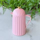 Garrafa Térmica de Plástico Bird Rosa 600ml - Ela Decora