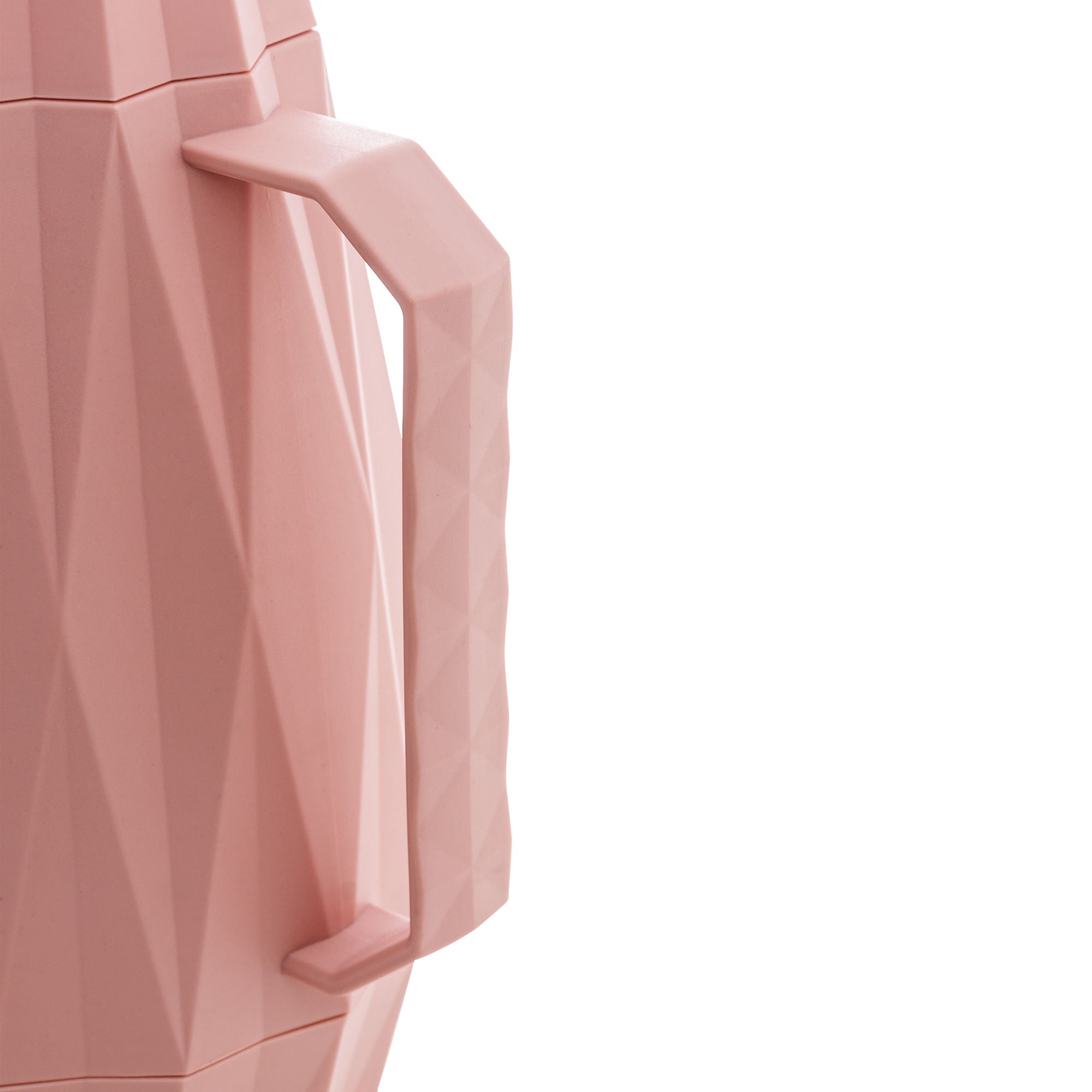 Garrafa Térmica de Plástico Diamond Rosa 1 Litro - Ela Decora