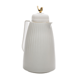 Garrafa Termica de Plástico Dove Branca 1 Litro - Ela Decora