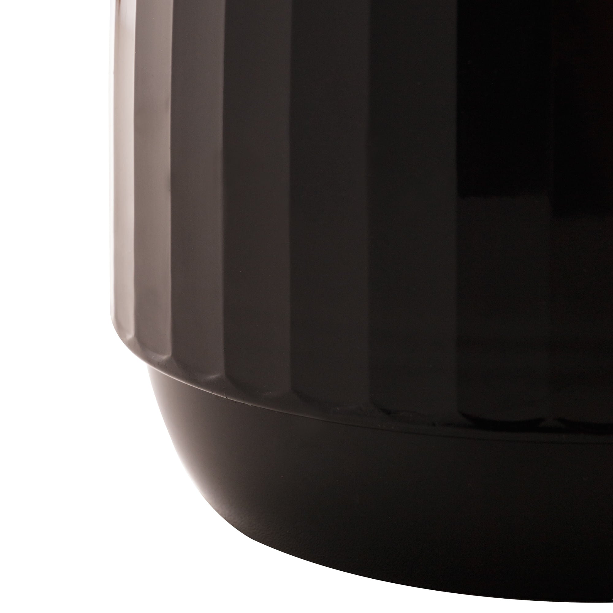 Garrafa Térmica de Plastico e Bambu Preto 1 Litro - Ela Decora