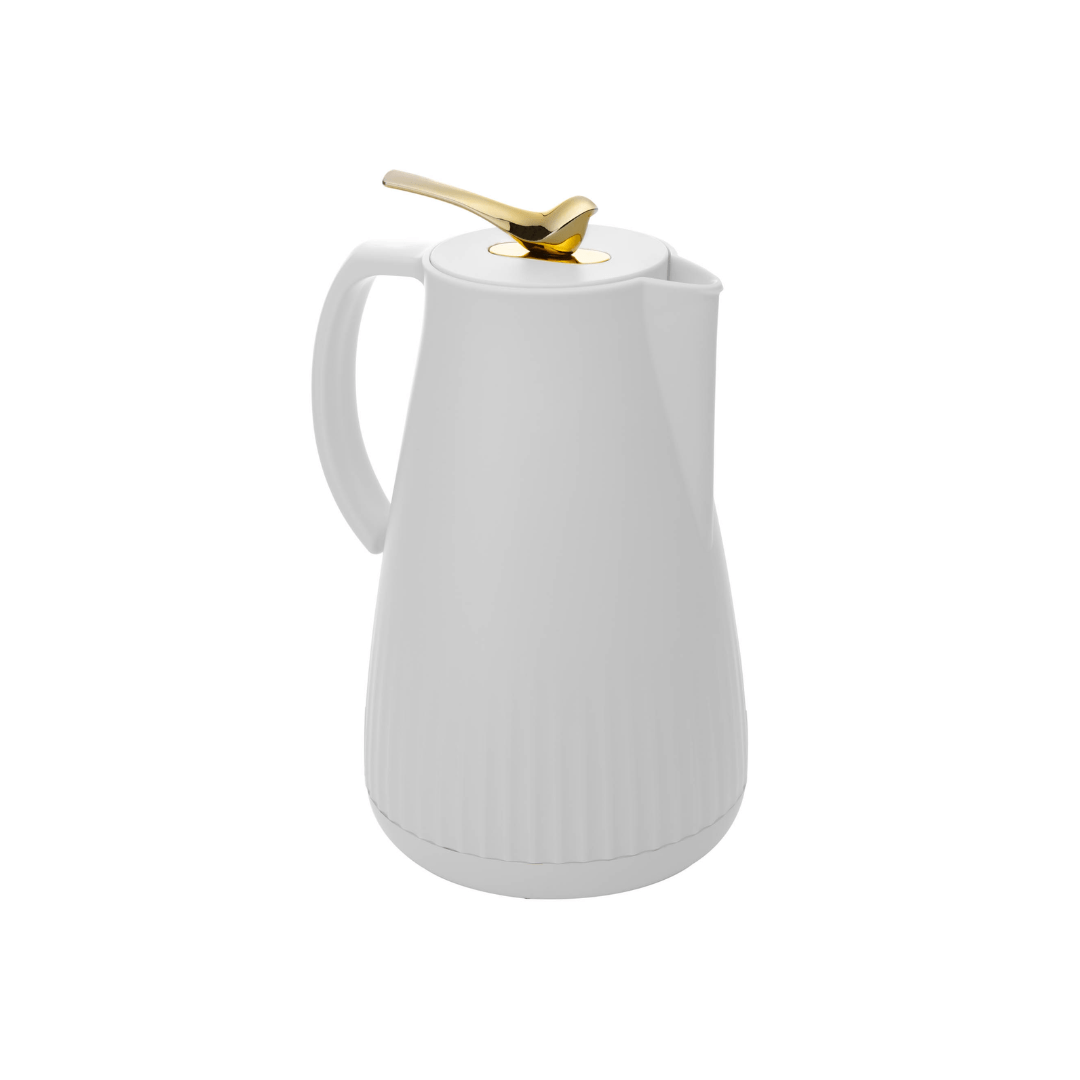 Garrafa Termica de Plástico New Bird Branca 1 Litro - Ela Decora