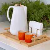 Garrafa Termica de Plástico New Bird Branca 1 Litro - Ela Decora
