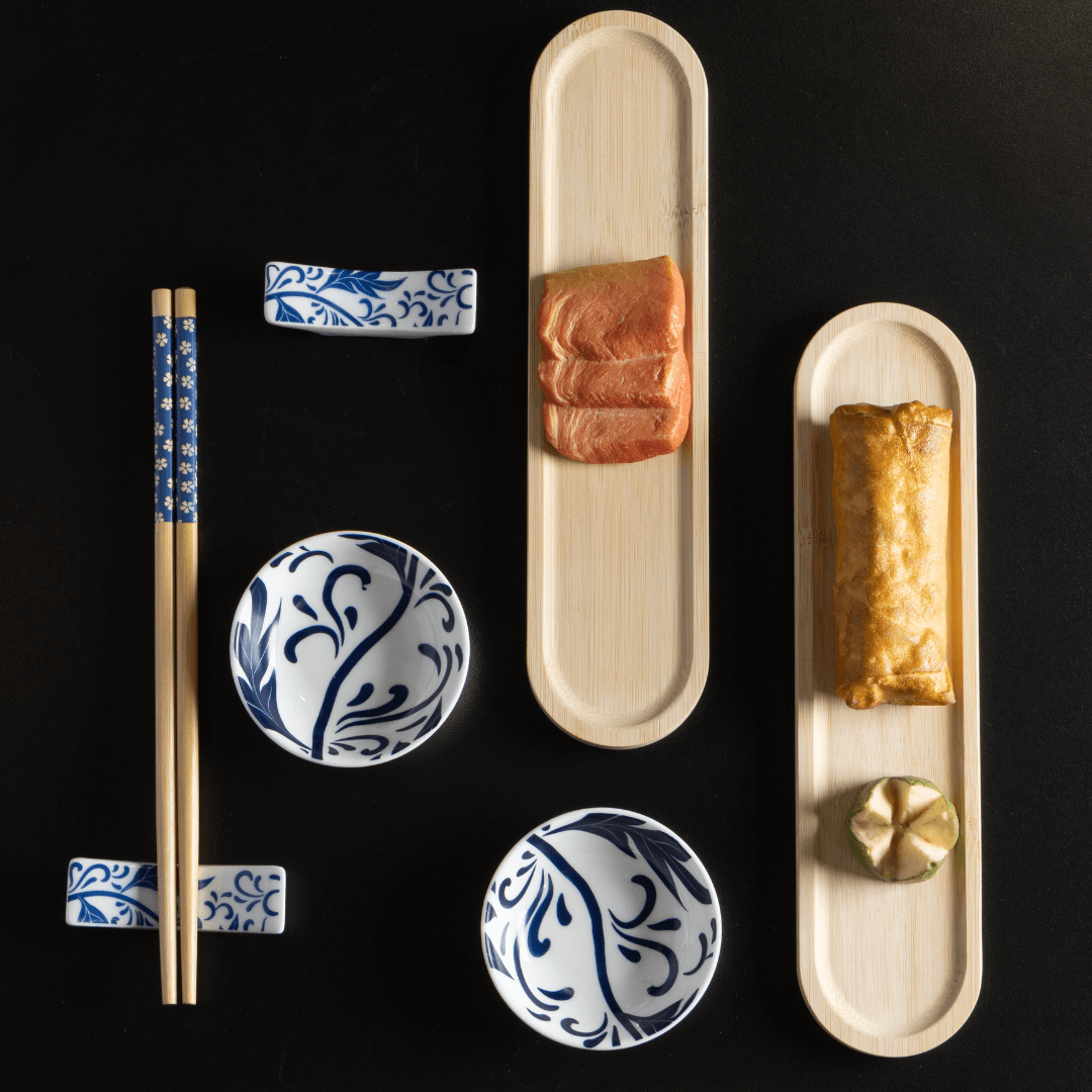 Jogo para Sushi em Bambu Gifu 8 Peças