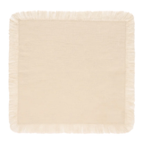 Guardanapo Avulso Coloratta com Franjas Natural 45cm - Ela Decora