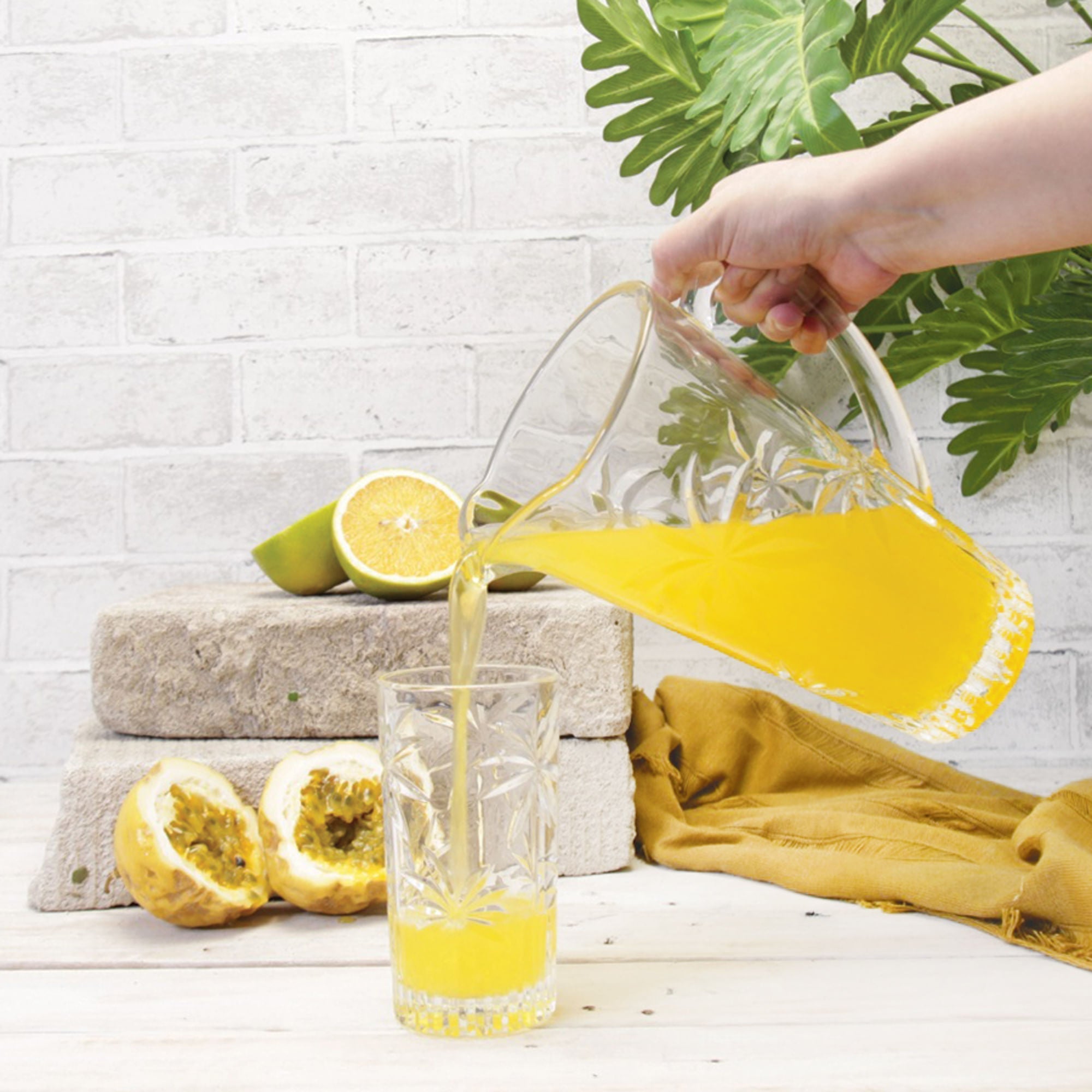 Jarra Cristal de Chumbo Palm Tree 1,2 Litros - Ela Decora