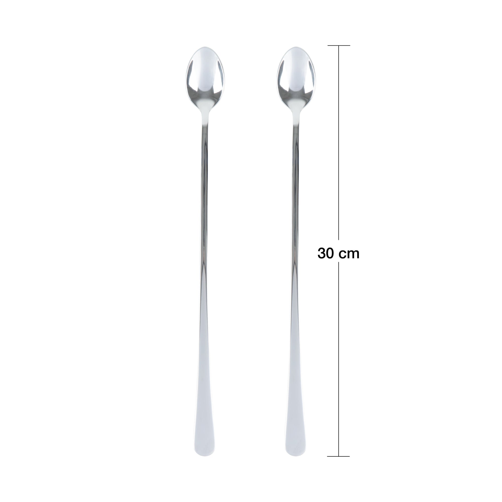 Jogo 2 Colheres Aço Inox Bailarina Cromado 30cm - Ela Decora