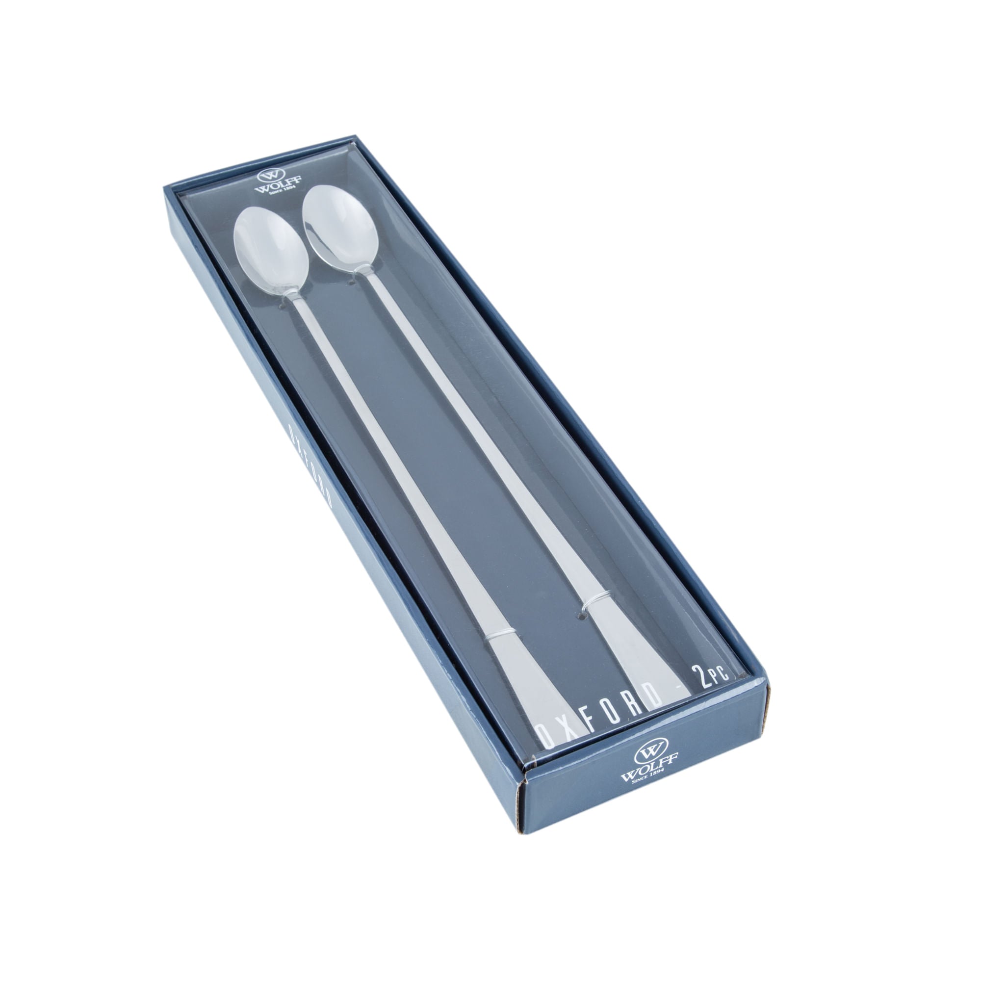 Jogo 2 Colheres Aço Inox Bailarina Cromado 30cm - Ela Decora