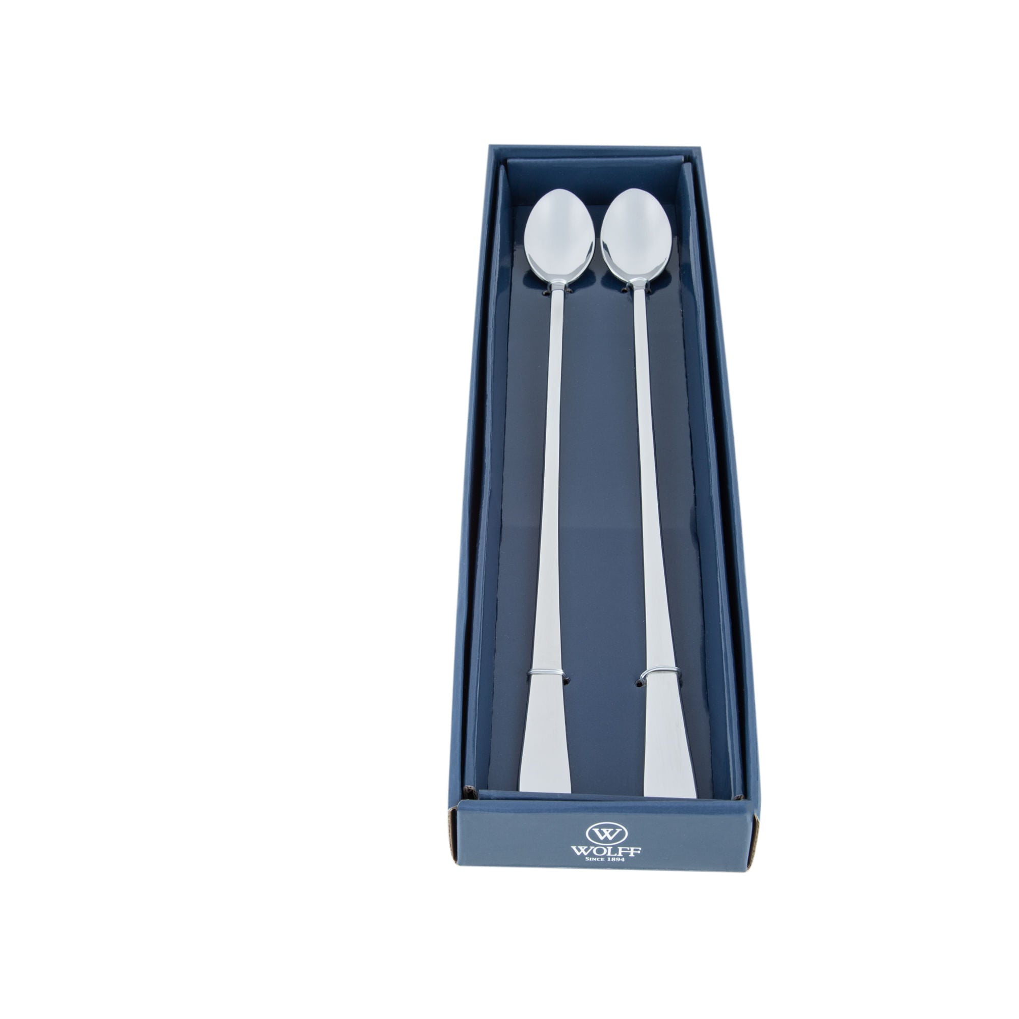Jogo 2 Colheres Aço Inox Bailarina Cromado 30cm - Ela Decora