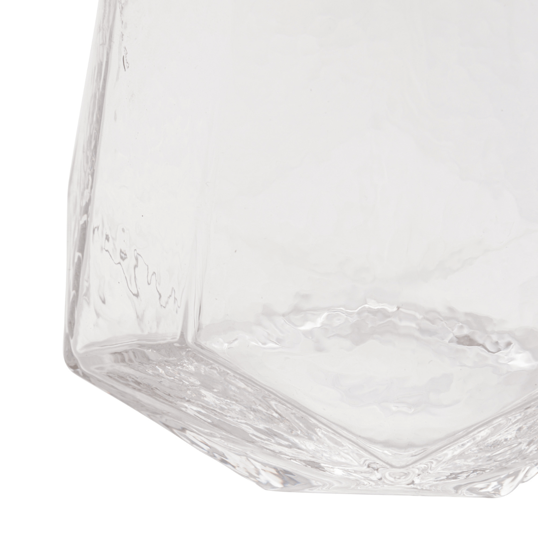 Jogo 2 Copos Baixos Whisky em Cristal com Borda Dourada 550ml - Ela Decora