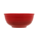 Jogo 2 Mini Bowls de Cerâmica Retrô Vermelho 10cm - Ela Decora