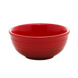 Jogo 2 Mini Bowls de Cerâmica Retrô Vermelho 10cm - Ela Decora