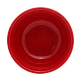 Jogo 2 Mini Bowls de Cerâmica Retrô Vermelho 10cm - Ela Decora