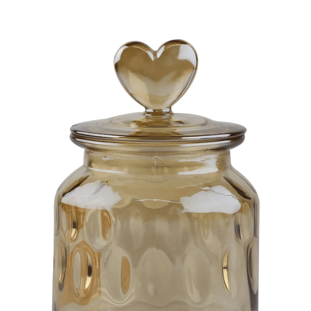 Jogo 2 Porta Mantimentos Old Fashion com Tampa em Vidro 650ml - Ela Decora