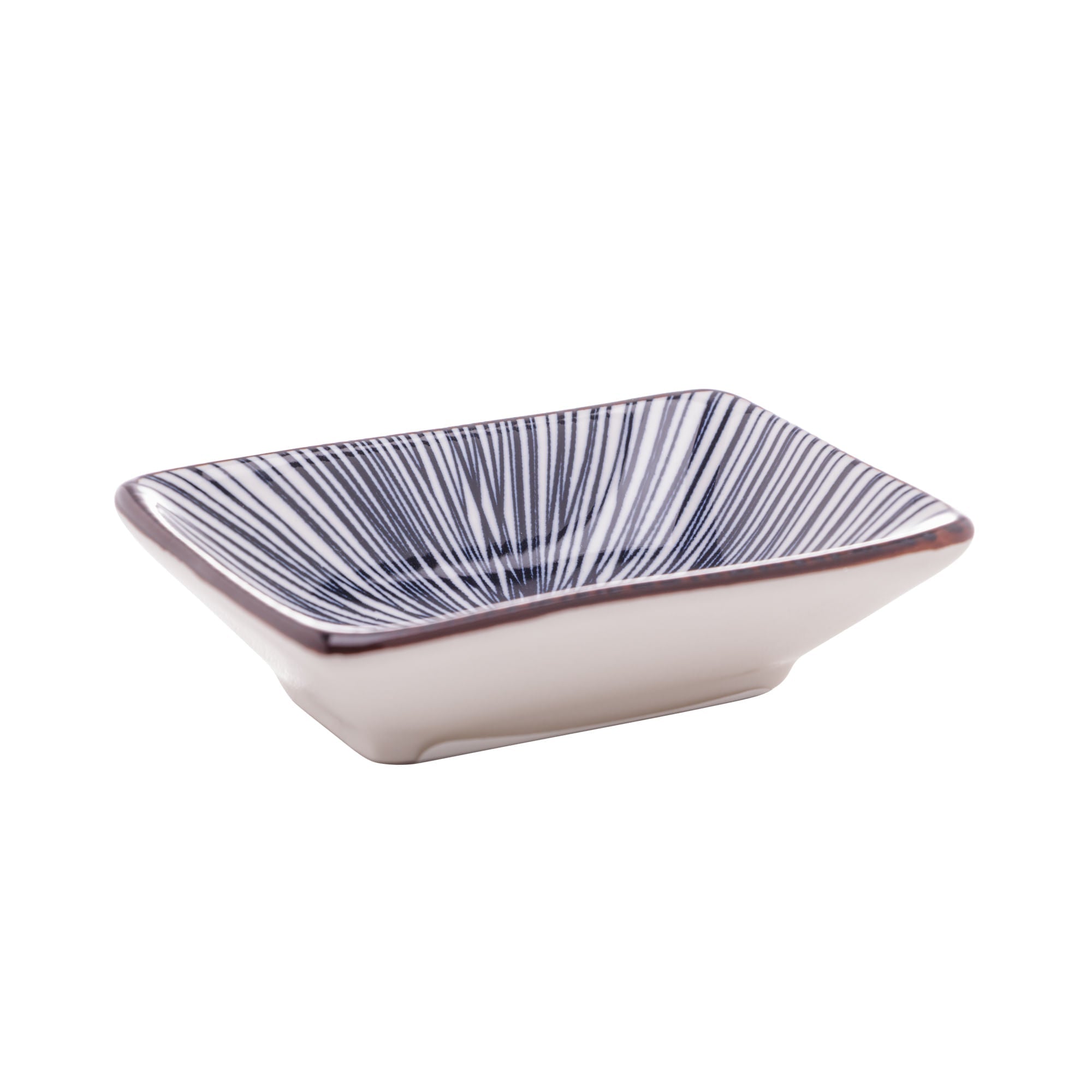 Jogo 2 Porta Shoyu de Porcelana Koji 9cm - Ela Decora
