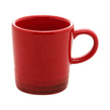 Jogo 2 Xícaras de Café Cerâmica Retrô Vermelha 100ml - Ela Decora