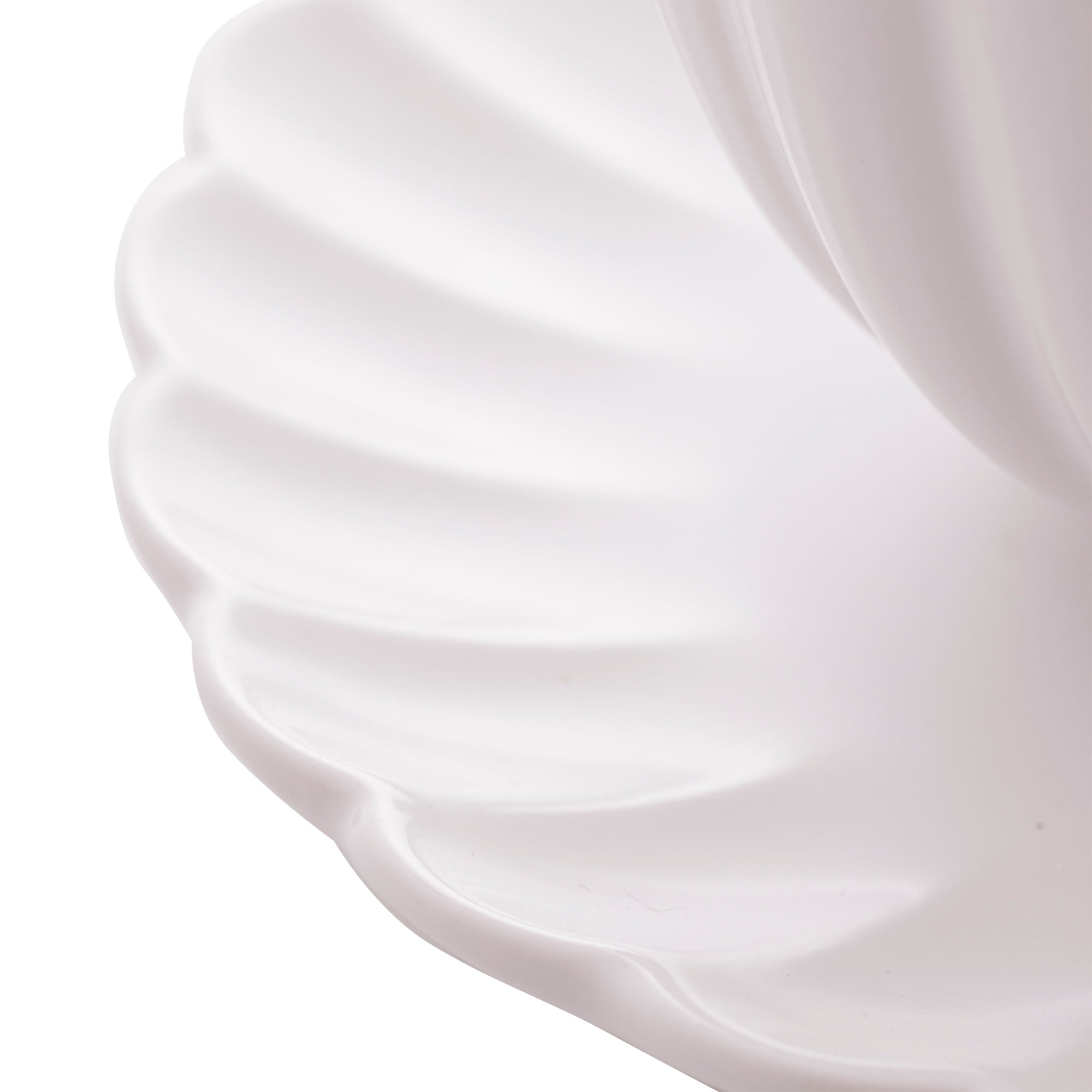 Jogo 2 Xicaras de Chá Porcelana com Pires Petala Branco 160ml - Ela Decora