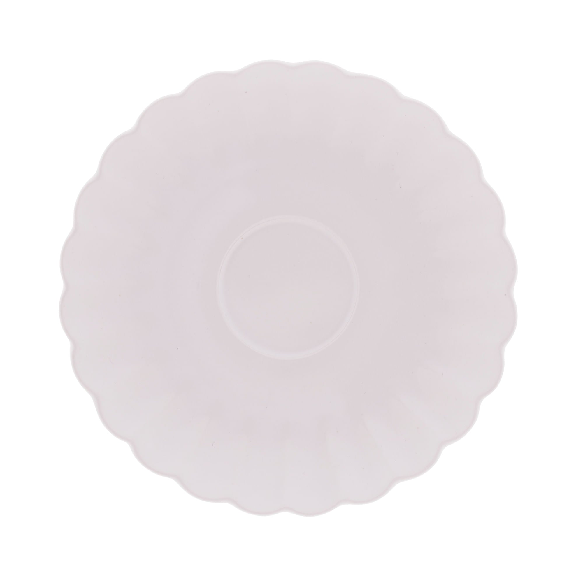 Jogo 2 Xicaras de Chá Porcelana com Pires Petala Branco 160ml - Ela Decora