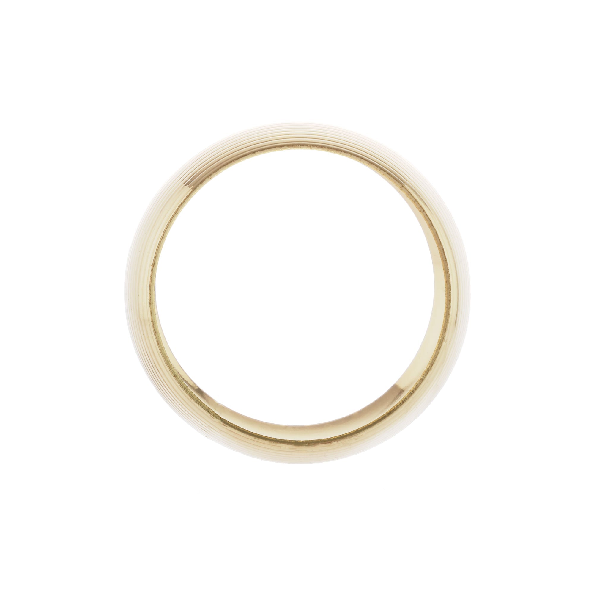 Jogo 4 Anéis para Guardanapo de Aço Circle Dourado 4,5cm - Ela Decora