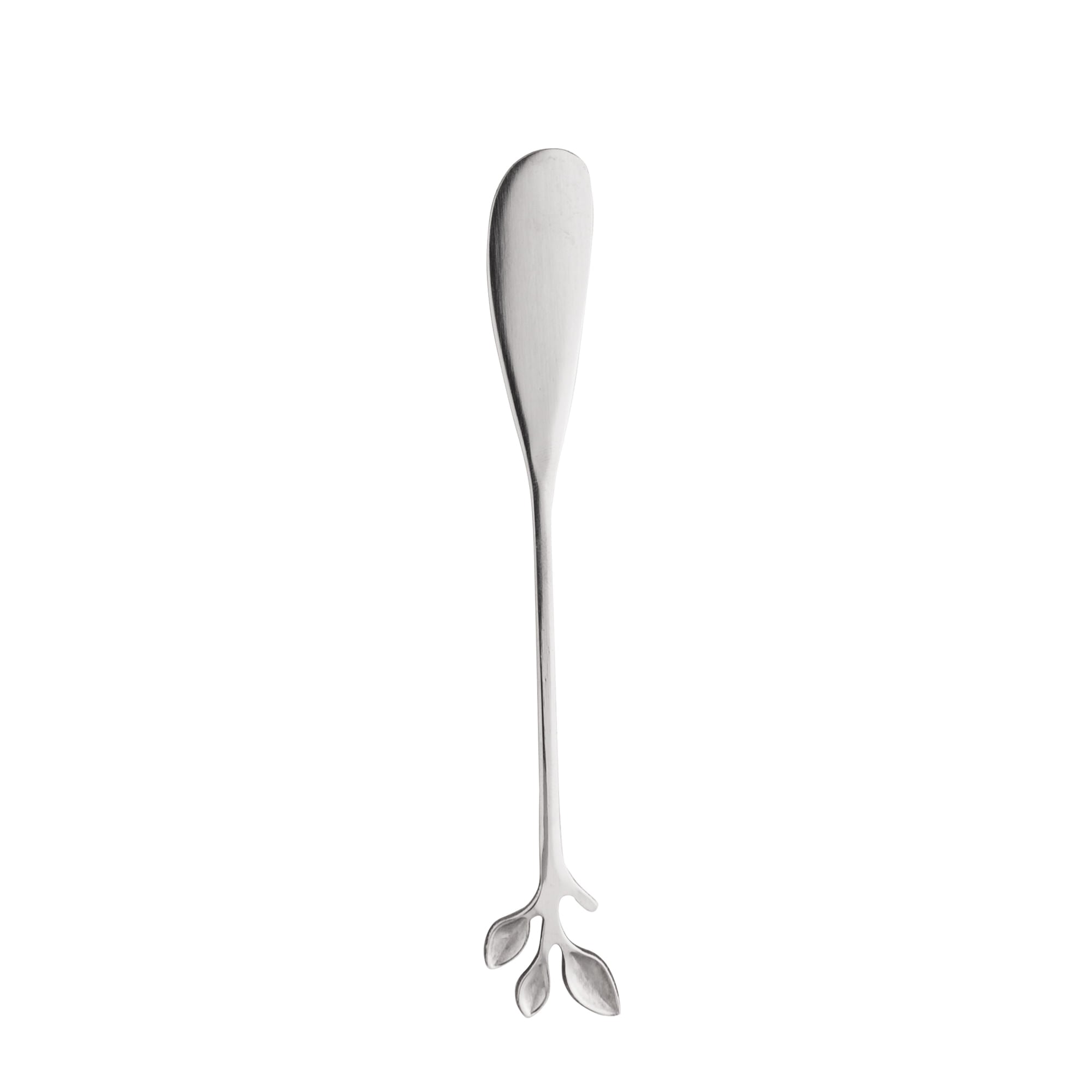 Jogo 4 Espátulas Leaves em Aço Inox Cromado 14cm - Ela Decora