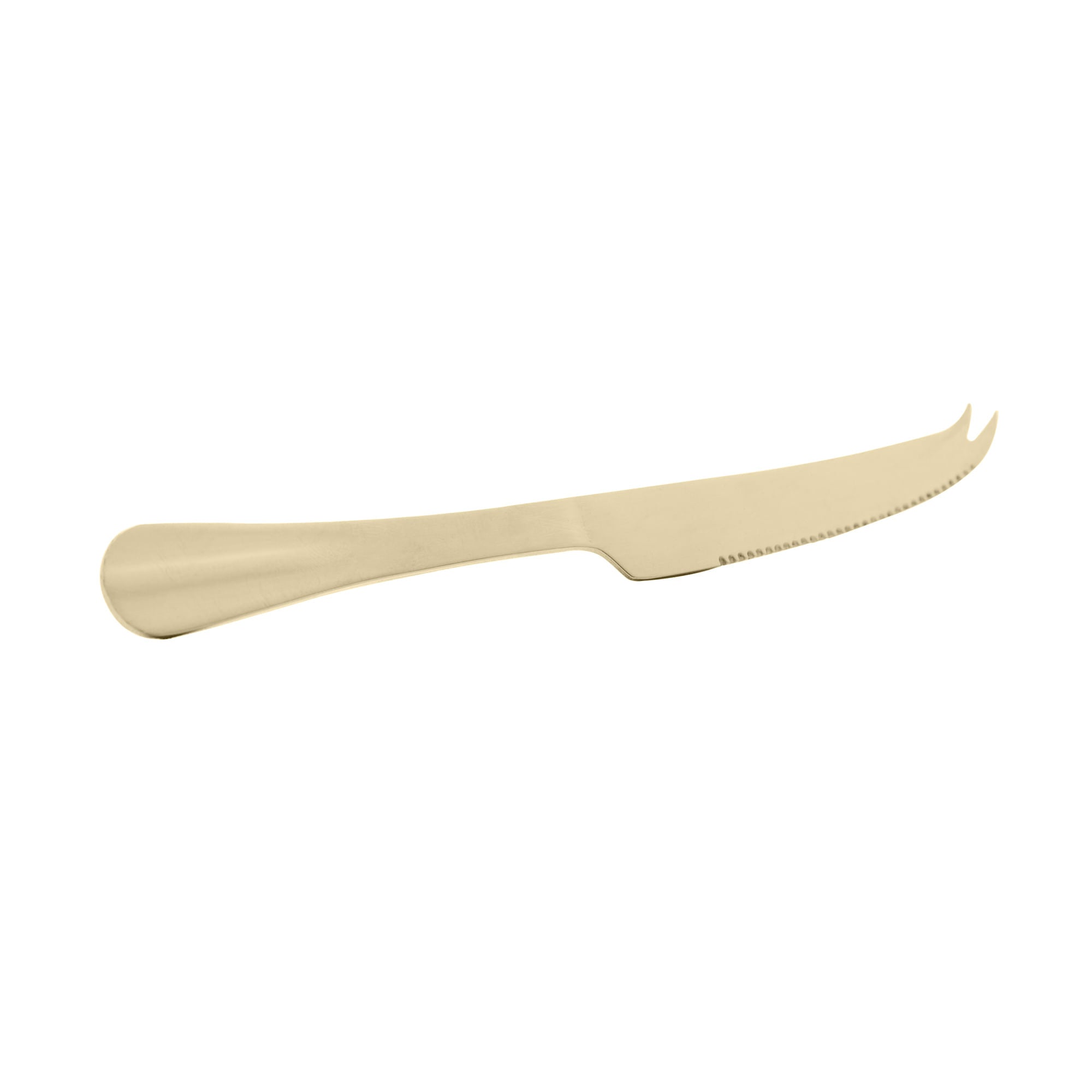 Jogo 4 Facas para Queijo Aço Inox Positano Dourado - Ela Decora
