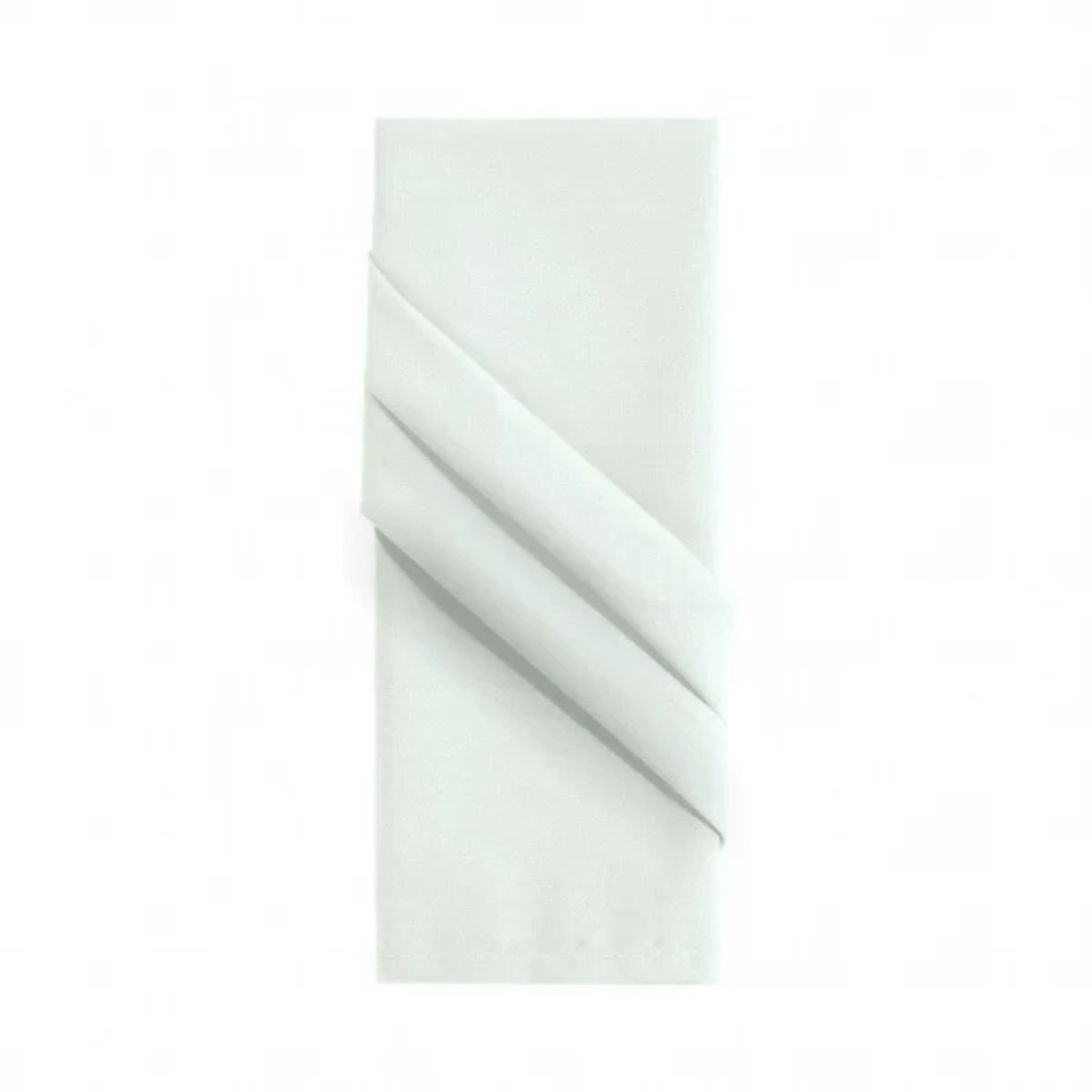 Jogo 4 Guardanapos Home Liso Branco - Ela Decora
