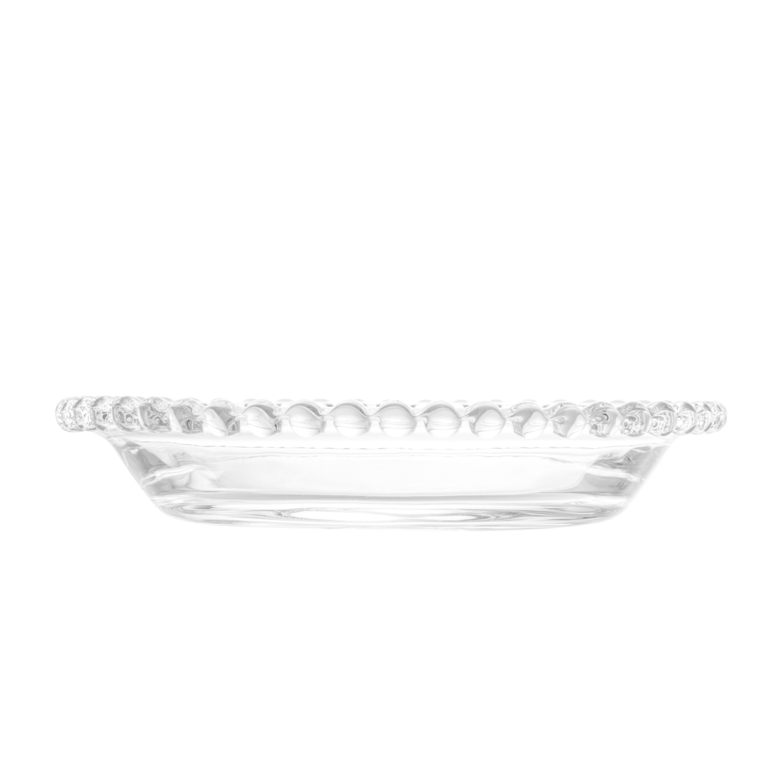 Jogo 4 Pratos em Cristal Pearl 14cm - Ela Decora