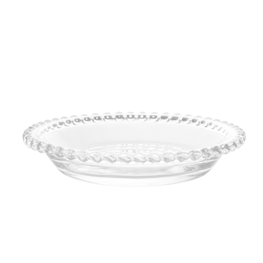 Jogo 4 Pratos em Cristal Pearl 14cm - Ela Decora