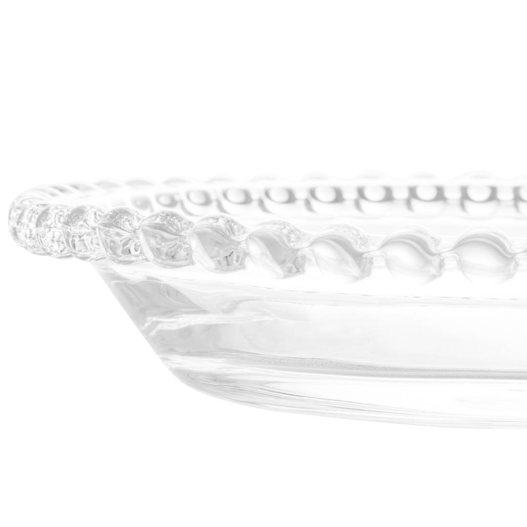Jogo 4 Pratos em Cristal Pearl 14cm - Ela Decora