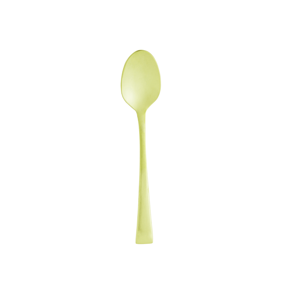 Jogo 6 Colheres para Café Berna Aço Inox Champanhe Fosco - Ela Decora