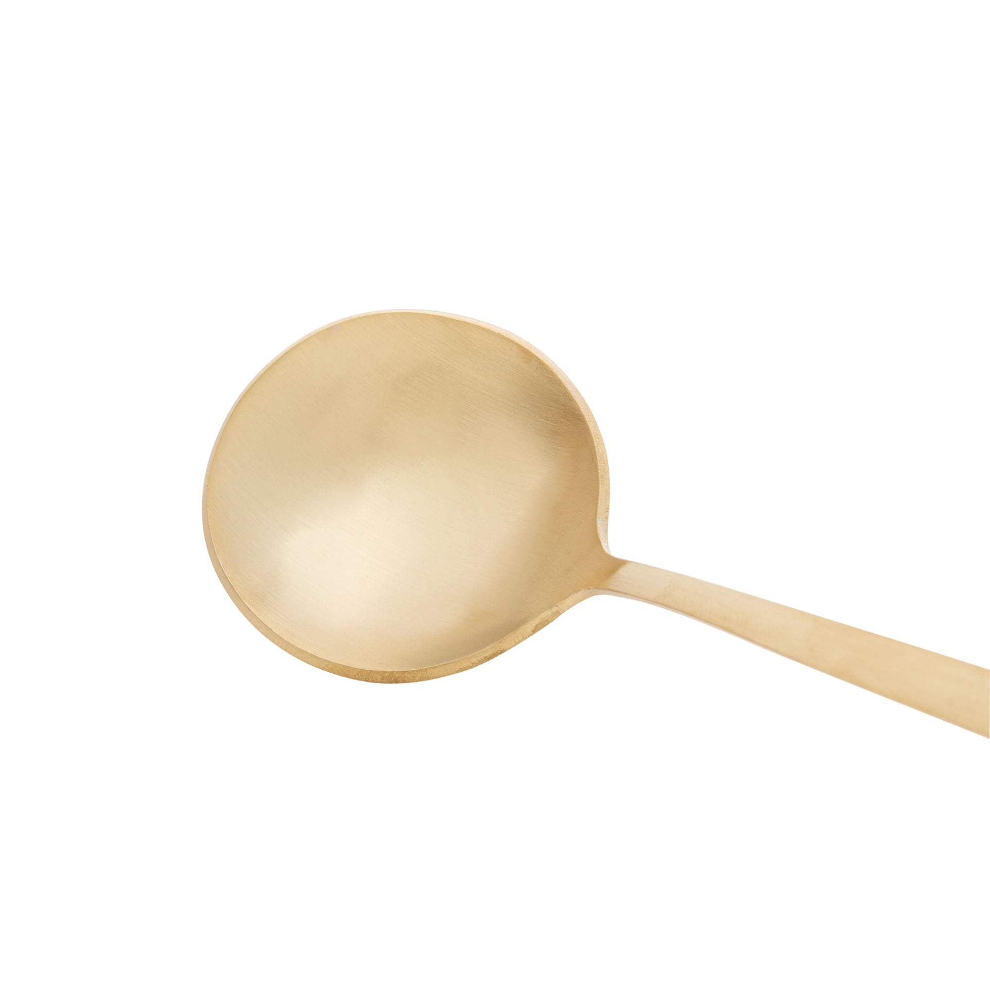 Jogo 6 Colheres para Mesa Opera Aço Inox Dourado 21cm - Ela Decora