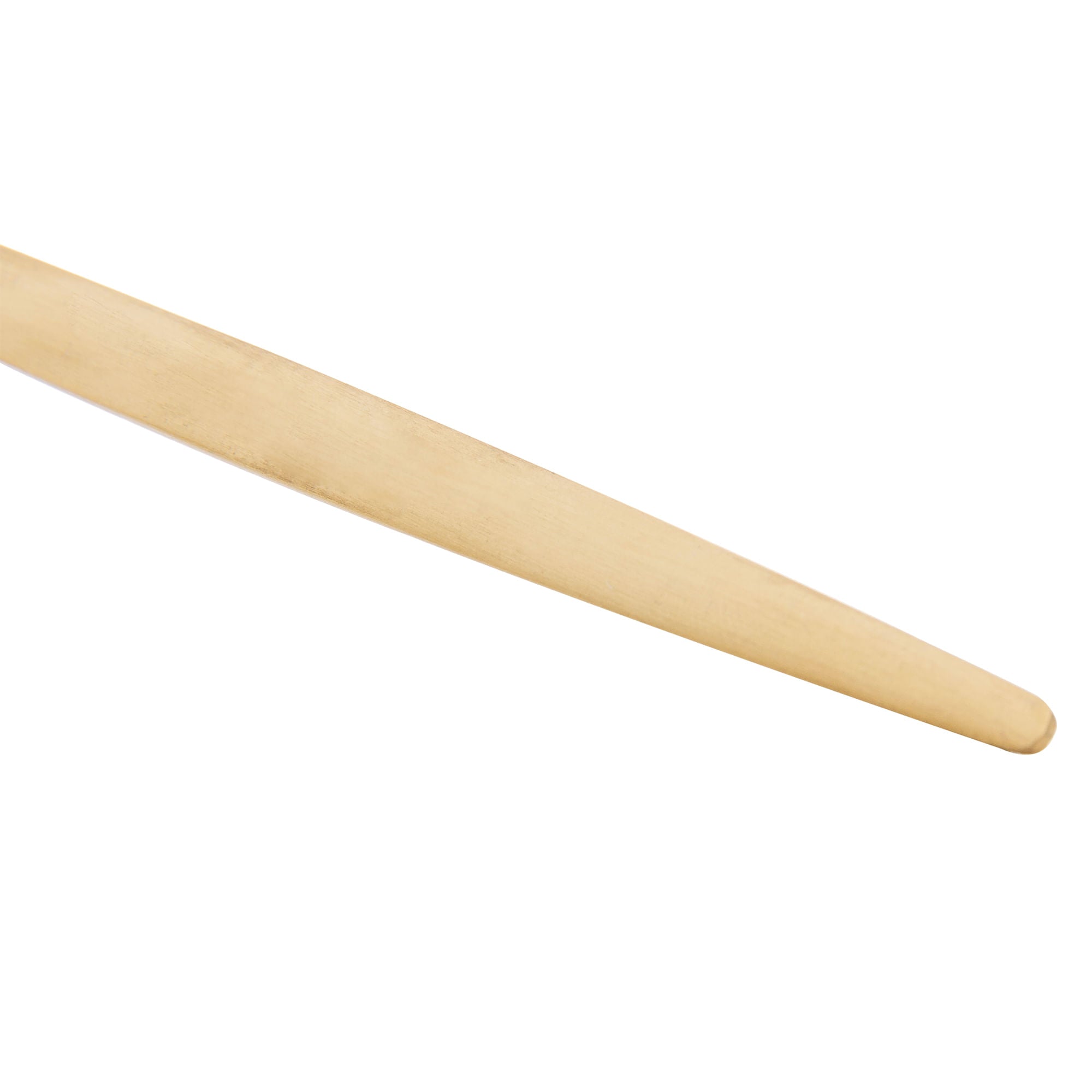 Jogo 6 Colheres para Mesa Opera Aço Inox Dourado 21cm - Ela Decora