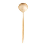 Jogo 6 Colheres para Mesa Opera Aço Inox Dourado 21cm - Ela Decora