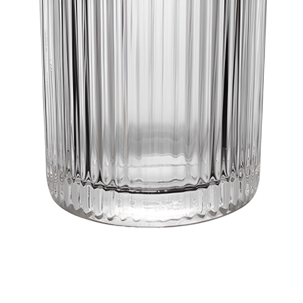 Jogo 6 Copos Altos Long Drink com Borda Dourada Graffiato 420ml - Ela Decora