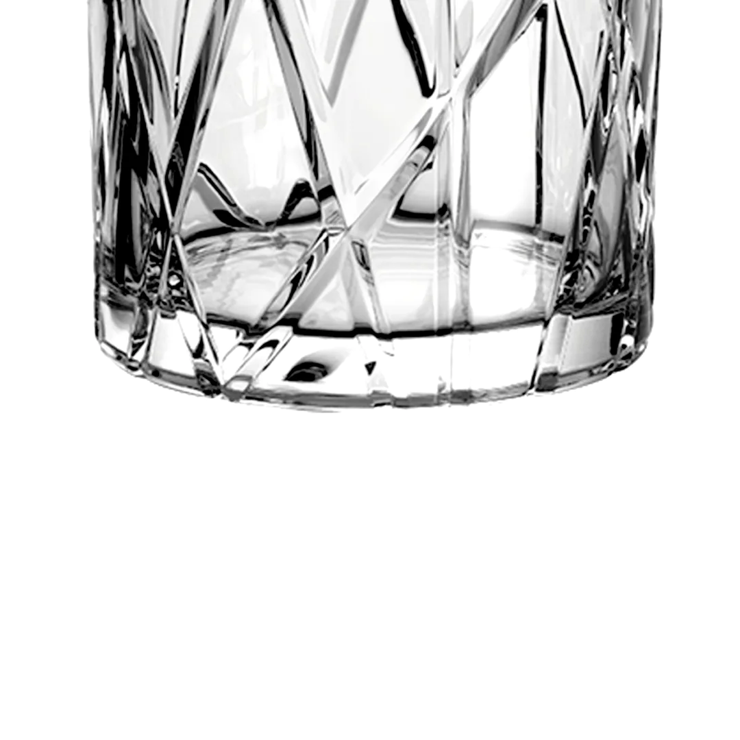 Jogo 6 Copos Baixos Whisky Forest em Cristal Ecológico 310ml - Ela Decora