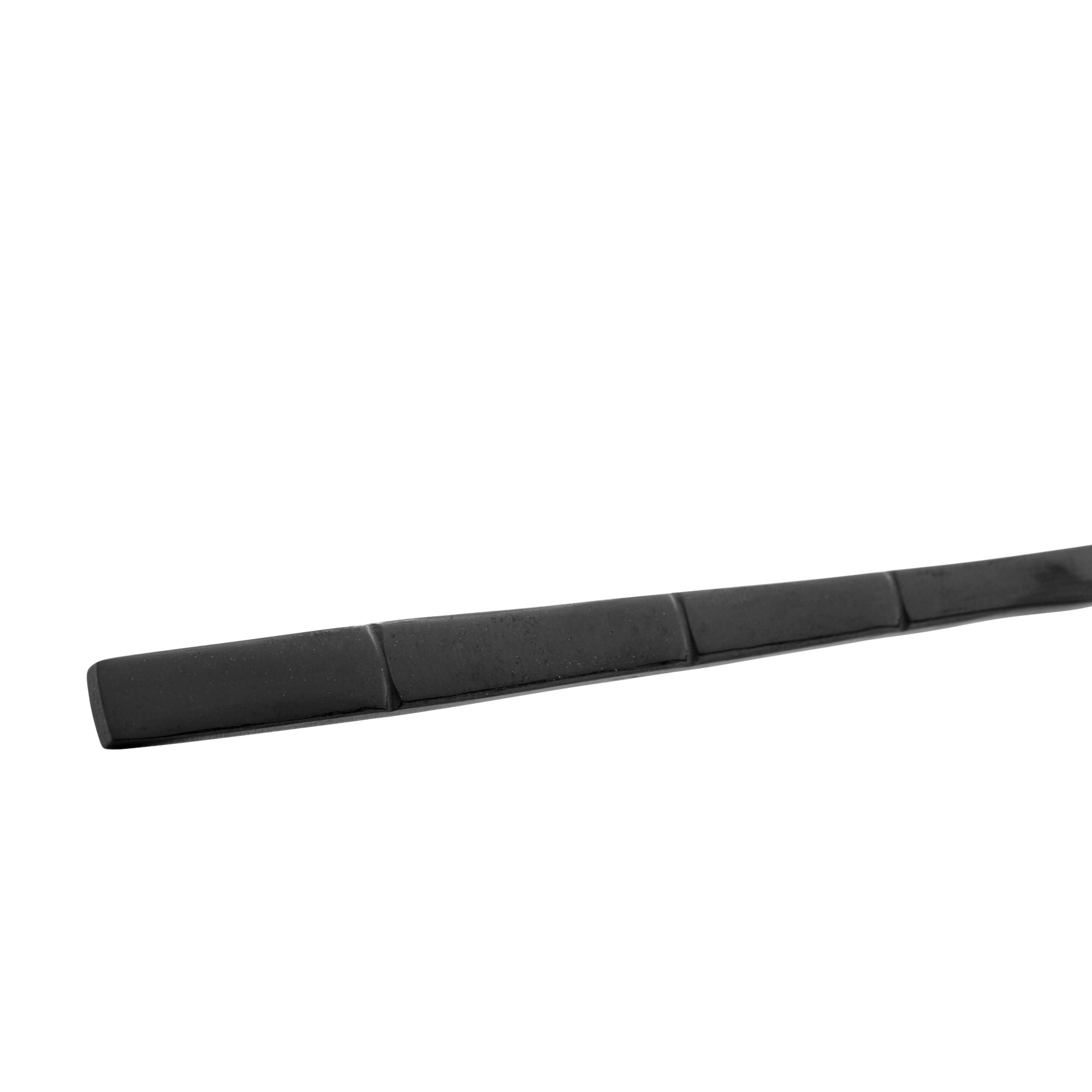 Jogo 6 Facas para Churrasco Estilo Bambu Aço Inox Elegant Preto Ônix 22,3 cm - Ela Decora