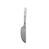 Jogo 6 Facas para Churrasco Estilo Bambu Aço Inox Elegant Preto Ônix 22,3 cm - Ela Decora