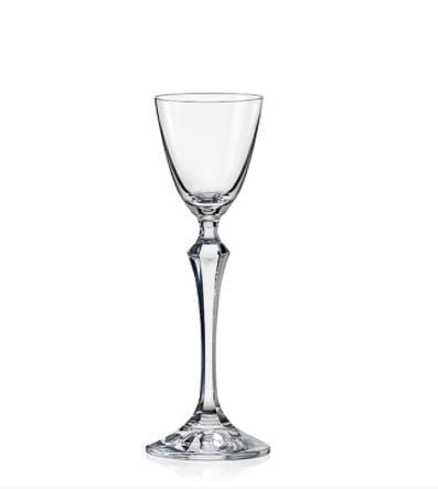 Jogo 6 Taças de Licor Elisabeth em Cristal 70ml - Ela Decora