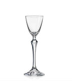 Jogo 6 Taças de Licor Elisabeth em Cristal 70ml - Ela Decora
