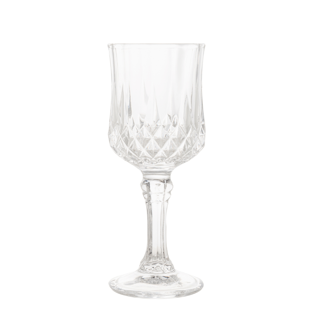Jogo 6 Taças para Licor de Vidro Diamante 60ml - Ela Decora